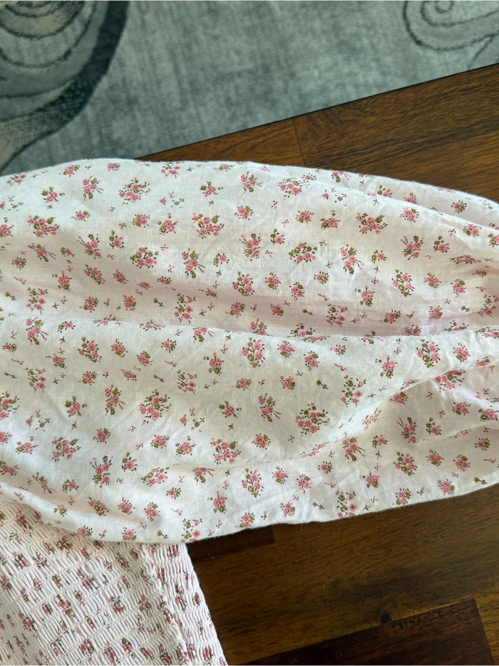 Ivy City Co Pink Floral Smocked Midi Dress - Picture 8 of 16